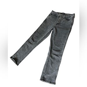 GAP Gray High-Rise Denim Jeans